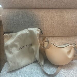 Polene Tonca bag in chalk.